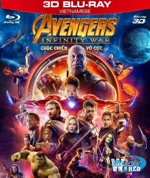 Z258. Avengers Infinity War 2018 3D50G - Avengers 3: Cuộc Chiến Vô Cực 3D50G (DTS-HD MA 7.1)